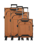 Travelite Briize 4-Rollen Trolley Set curry