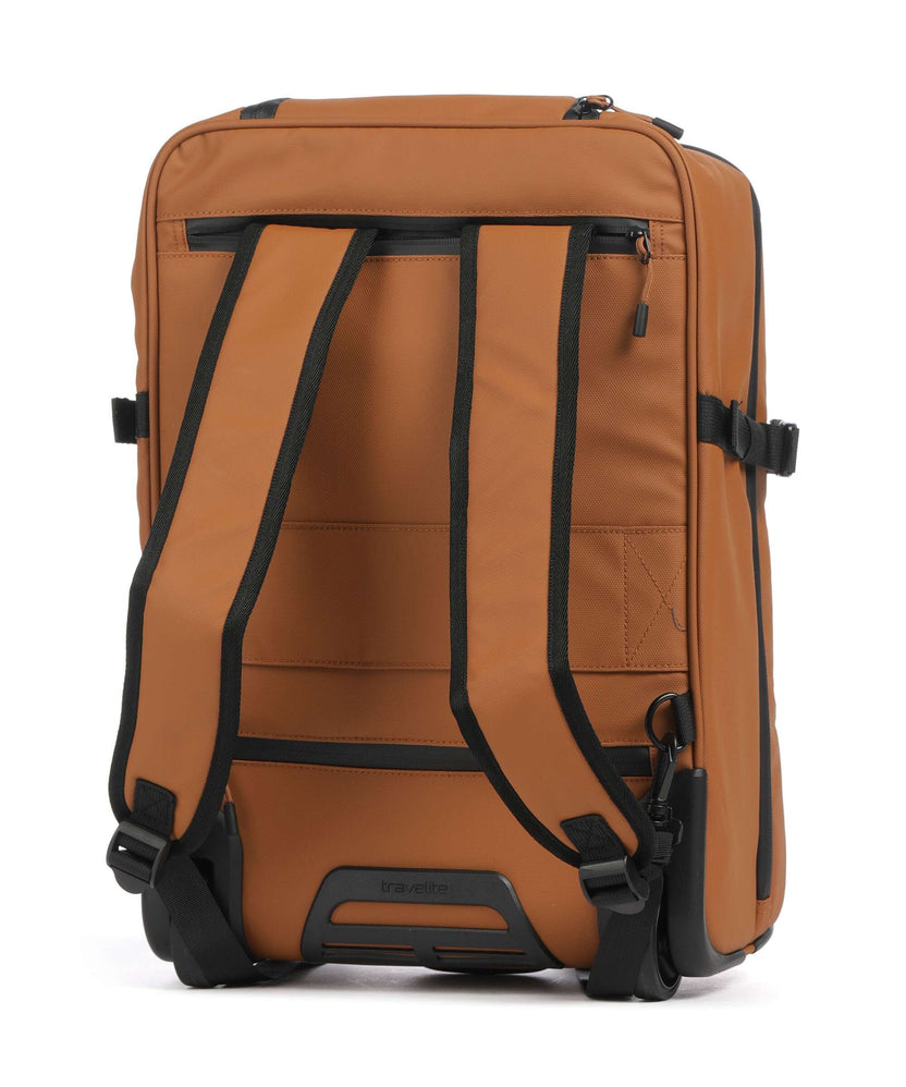 Travelite Briize Backpack with wheels curry