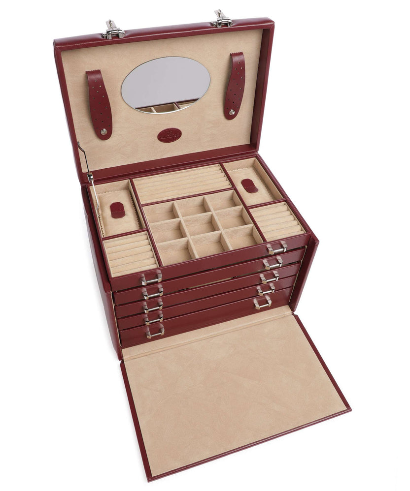 Windrose Merino 5 Etagen Jewelry box rot