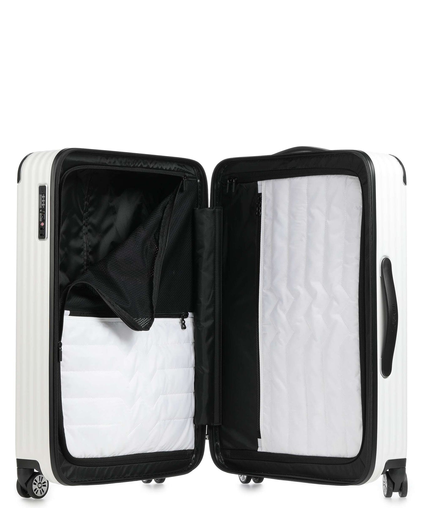 Bogner Piz Deluxe c65 Spinner (4 wheels) white