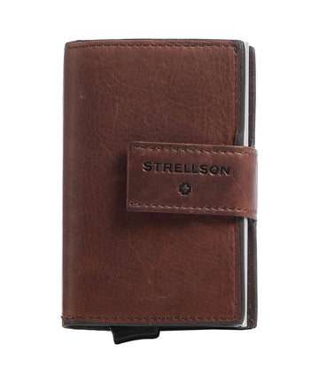 Strellson Brick Lane C-Three RFID Étui à cartes crédit dark brown