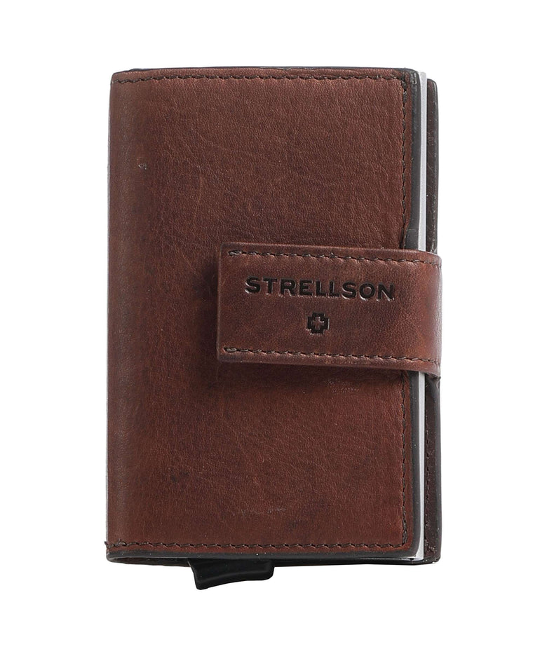 Strellson Brick Lane C-Three RFID Credit card holder dark brown