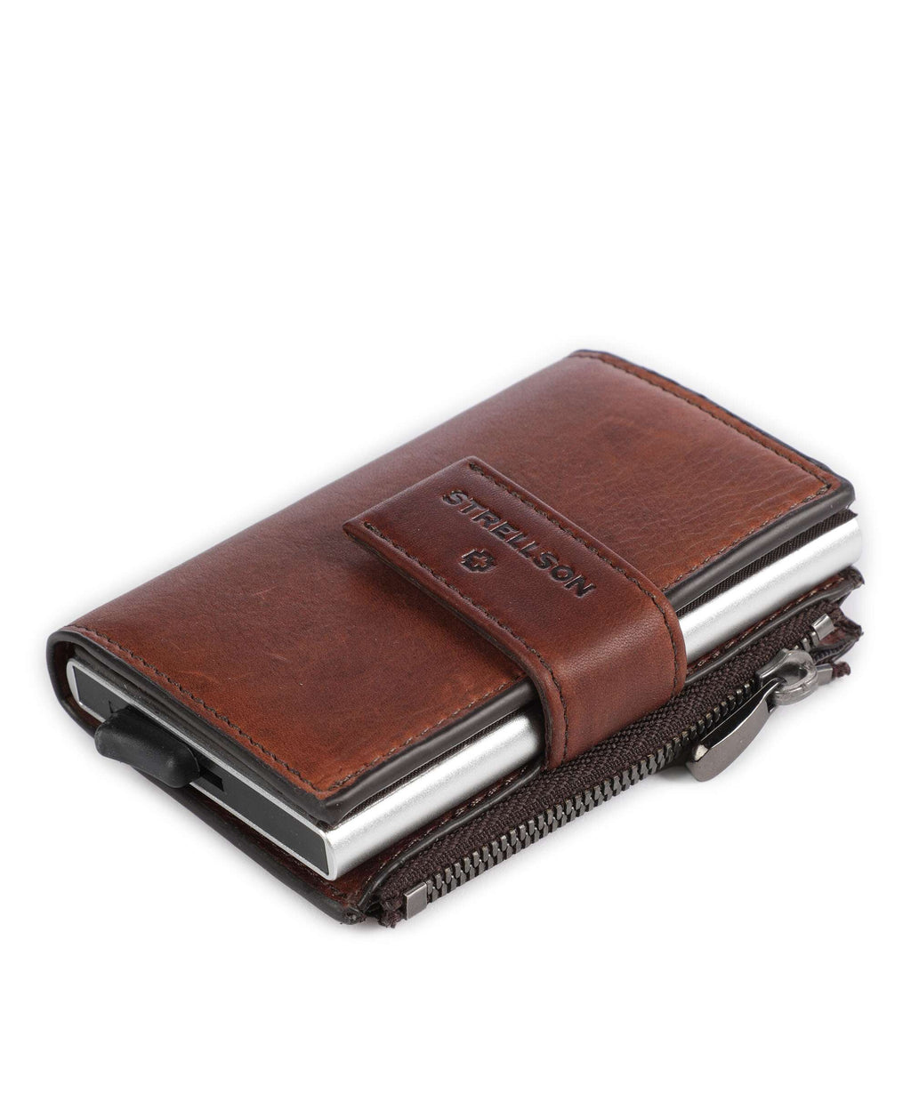 Strellson Brick Lane C-Four RFID Credit card holder dark brown