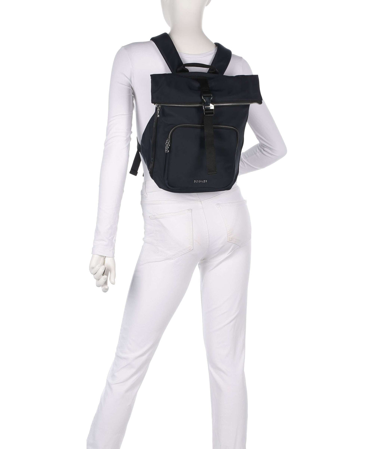 Bogner Klosters Eike Rolltop backpack dark blue