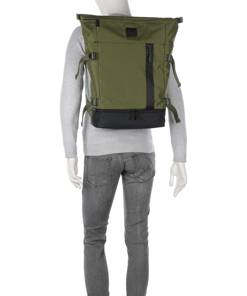 Strellson Northwood Rs Backpack dark olive