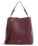 Aigner Delia M Beuteltasche burgundy