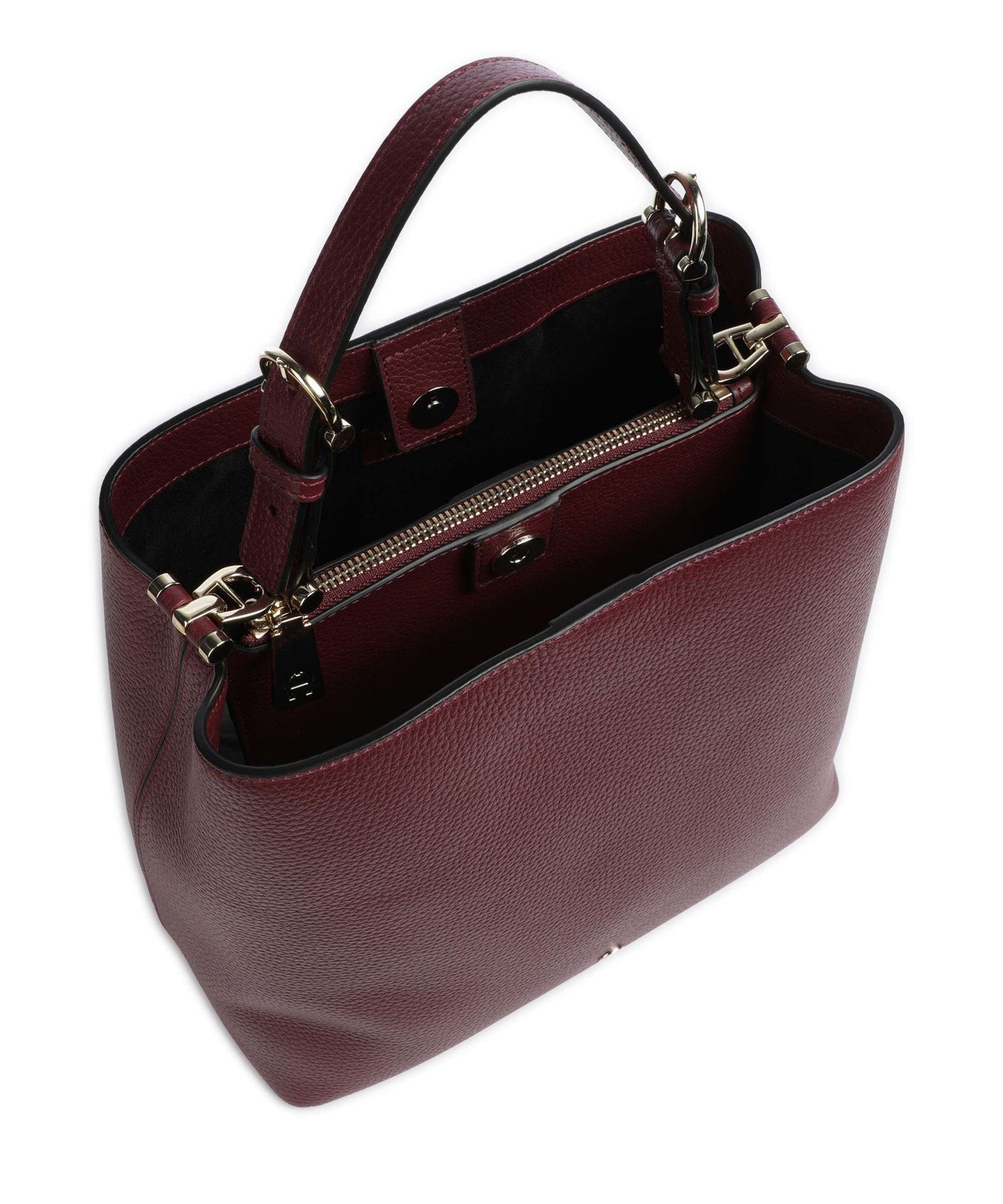 Aigner Delia M Hobo bag burgundy