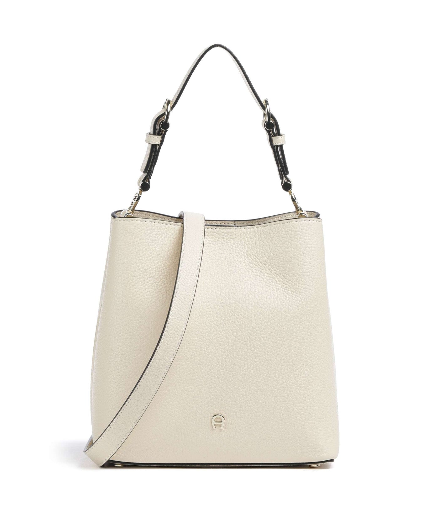 Aigner Delia S Bucket bag macadamia white