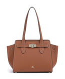 Aigner Farah M Schultertasche cognac brown