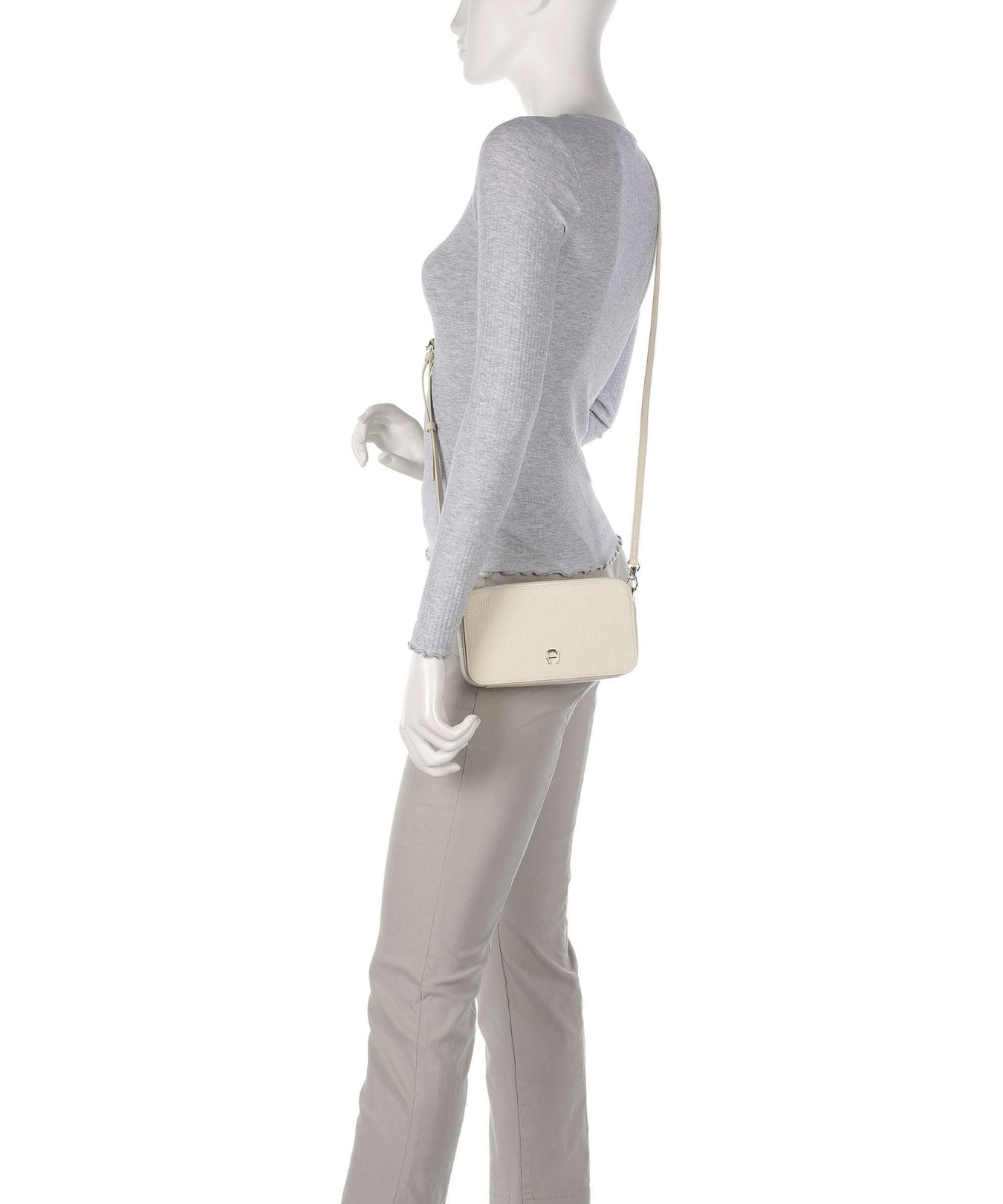 Aigner Diadora Crossbody bag macadamia white