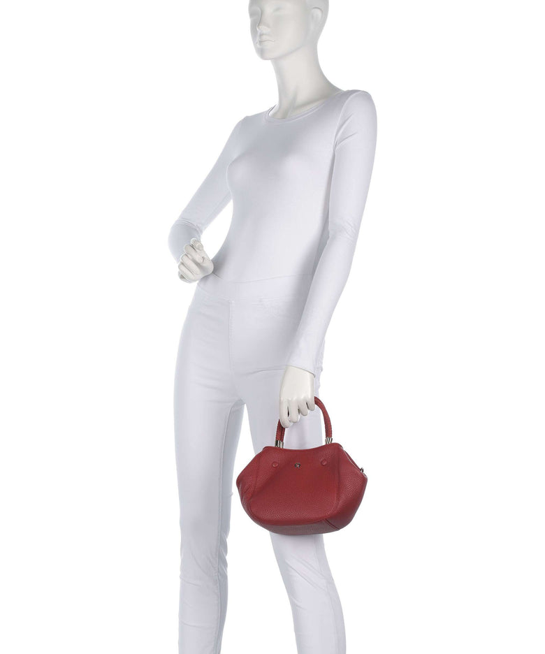 Aigner Carré Soft S Handbag burnt red