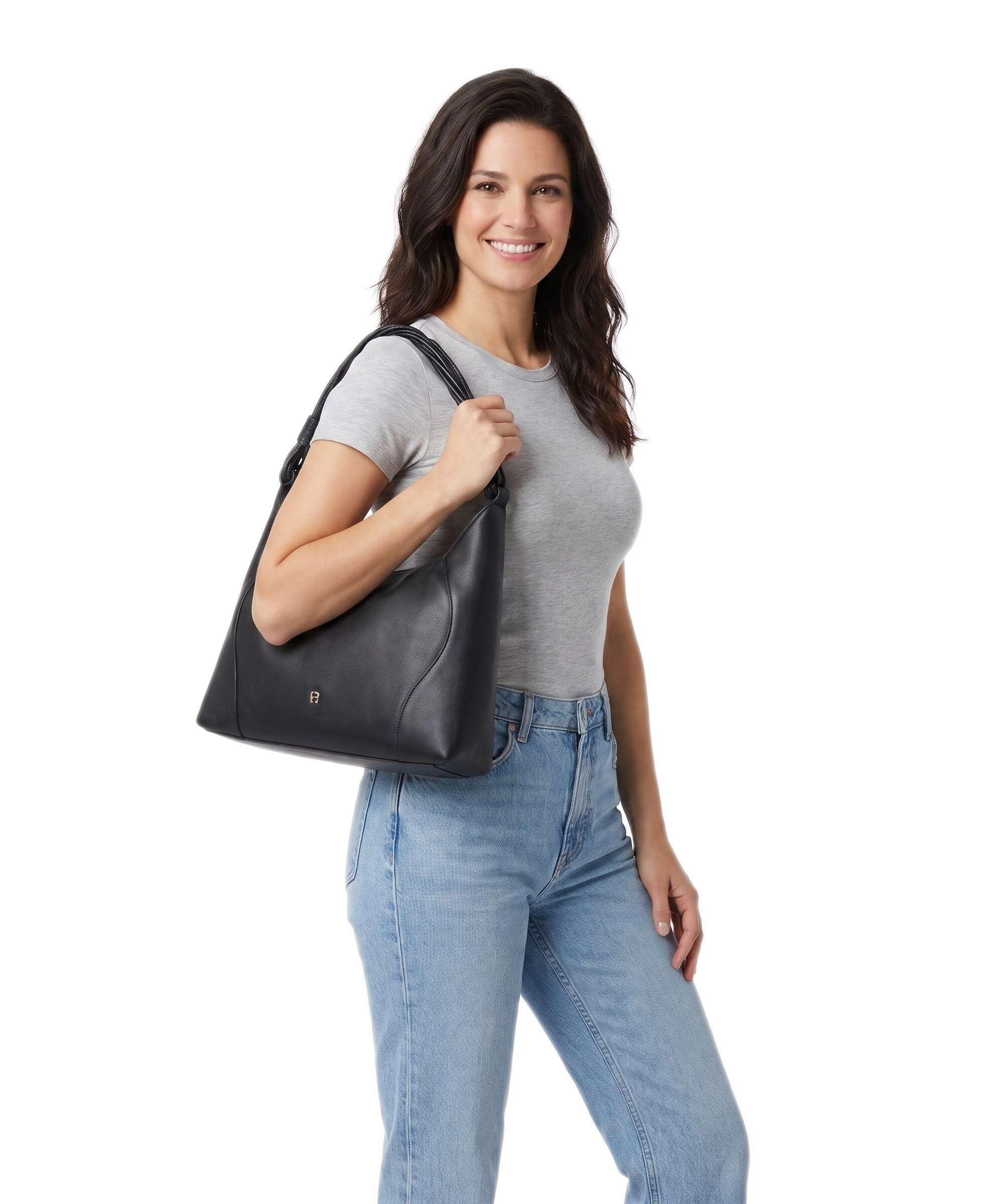 Aigner Giara M Hobo bag black