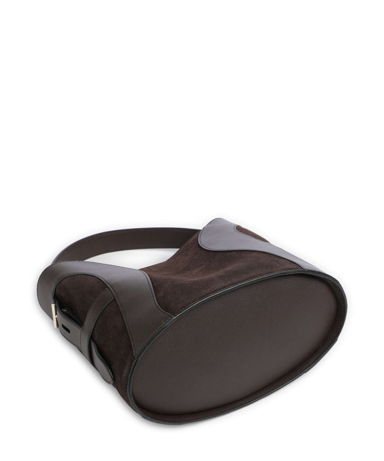 Aigner Deborah M Hobo bag soil brown