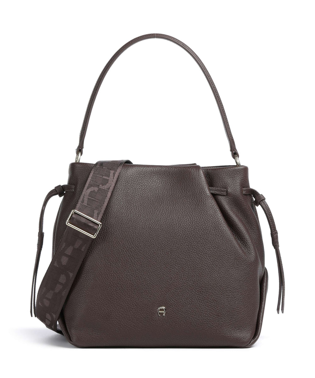 Aigner Paola M Bucket bag soil brown