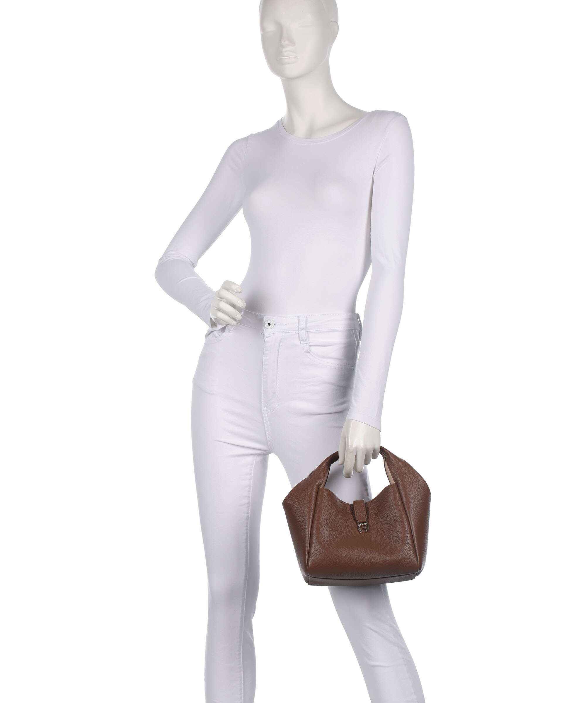 Aigner Zaira S Handbag saddle brown