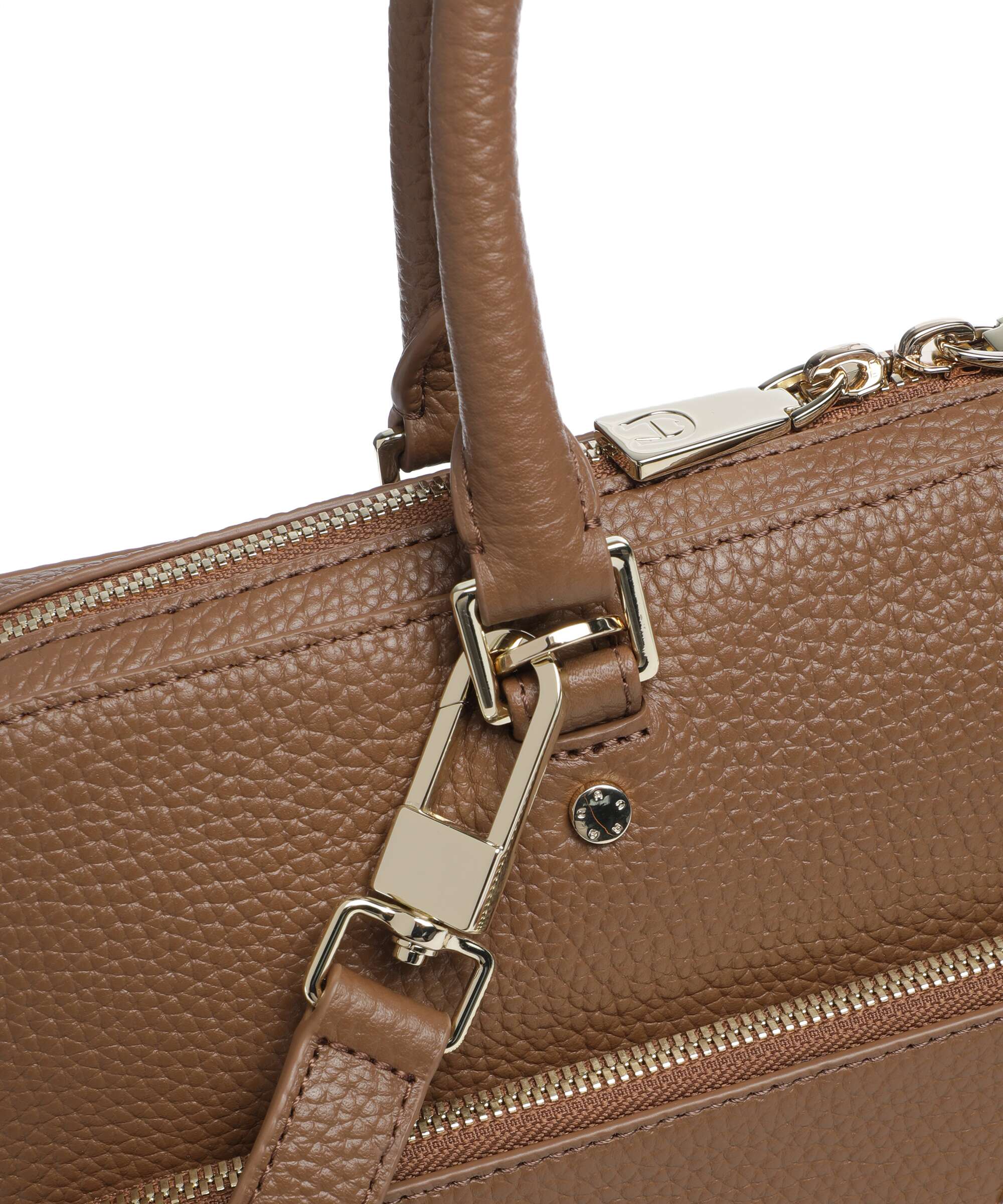 Aigner Ivy L Briefcase saddle brown