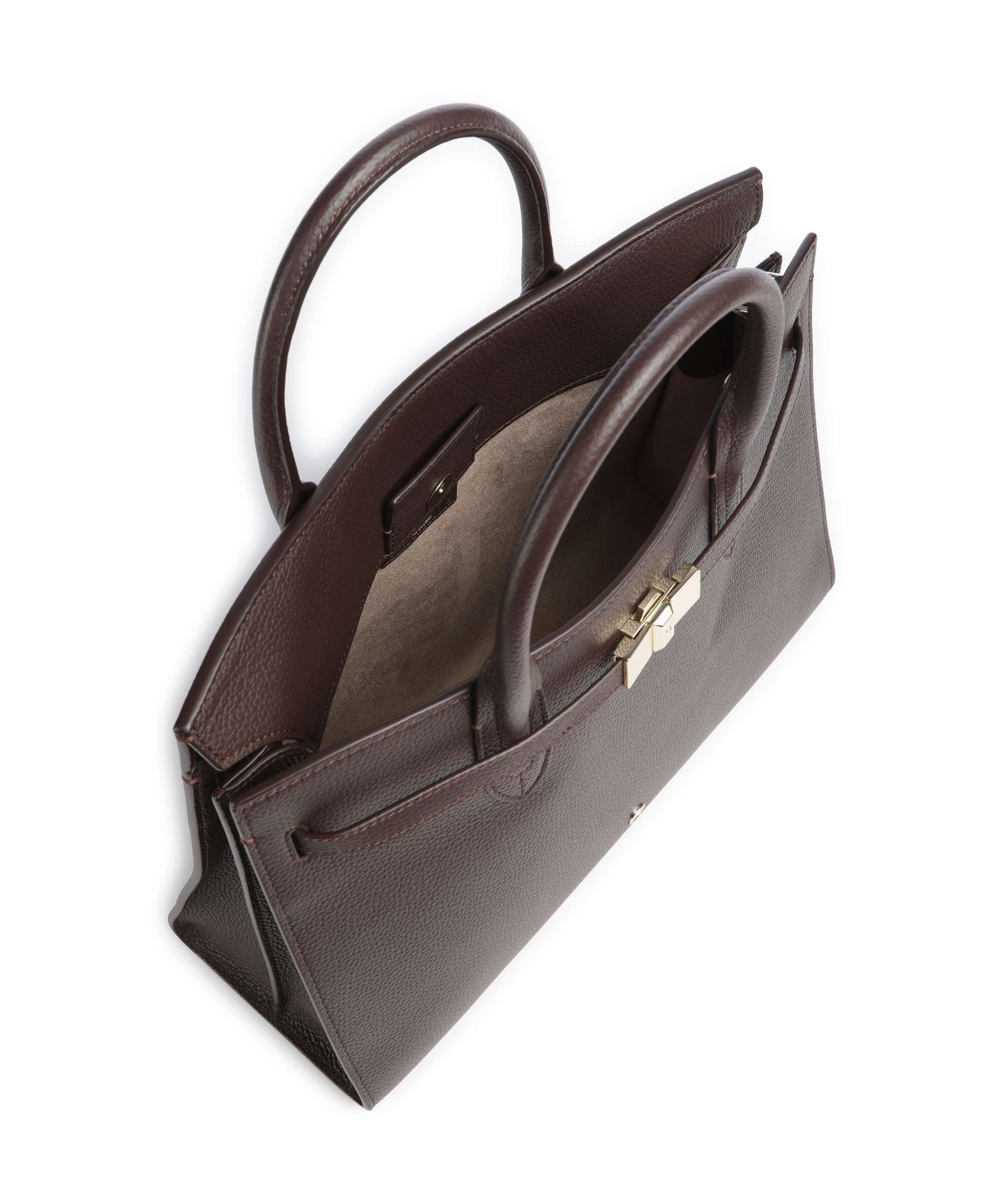 Aigner Farah L Handbag soil brown