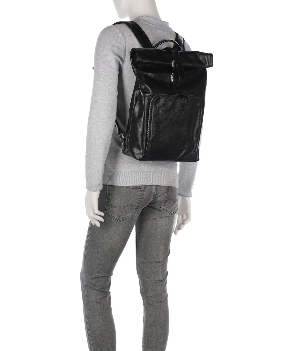 Picard Buddy Rolltop backpack schwarz