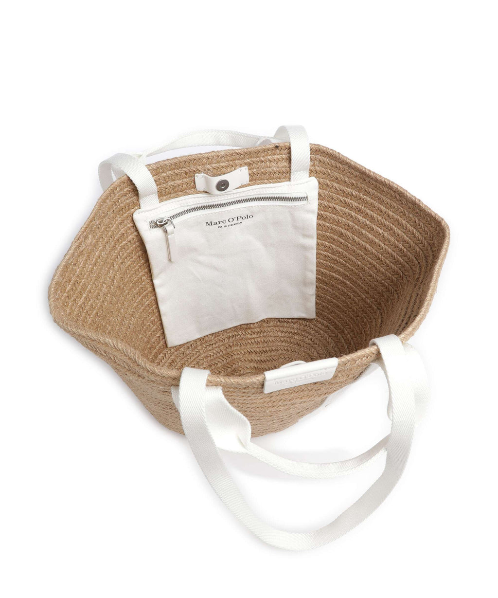 Marc O'Polo Marte Tote bag white cotton