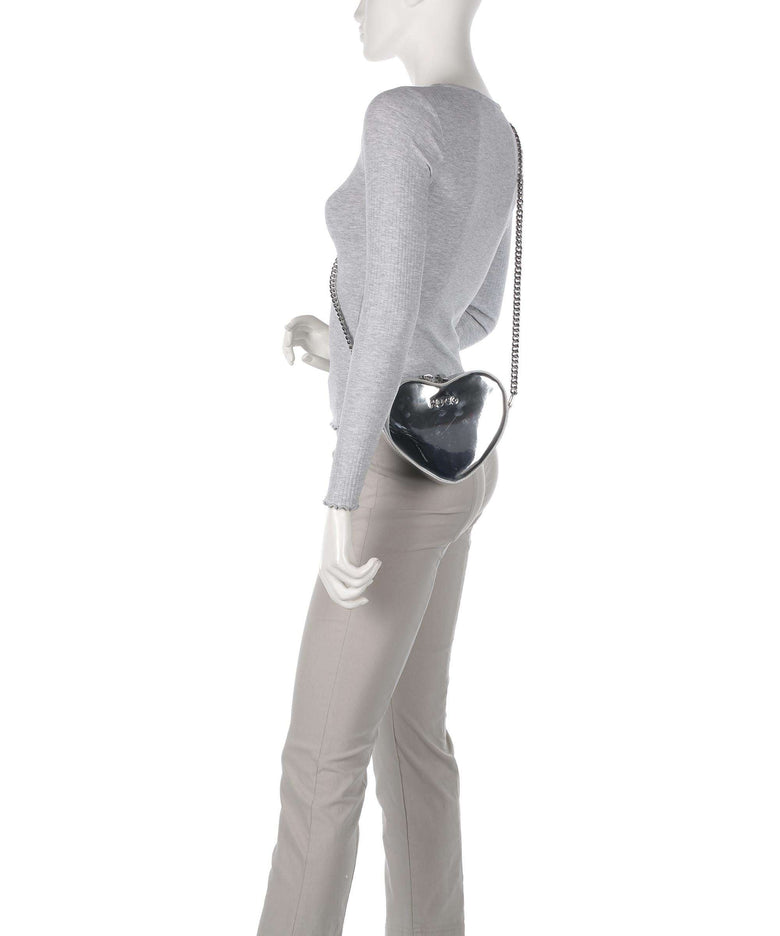 Hugo Love Crossbody bag silver