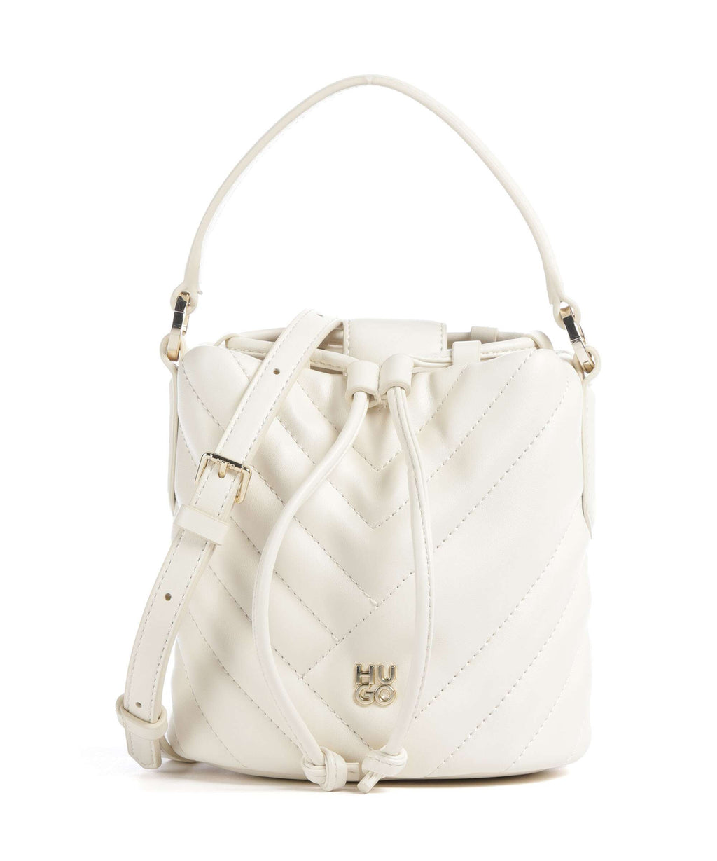 Hugo Chris 2.0 Bucket bag open white