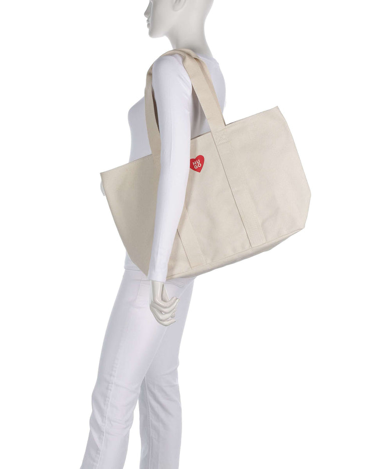 Hugo Becky Tote bag open white