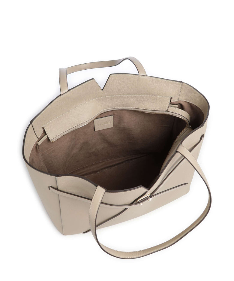 BOSS Revers Tote bag light beige