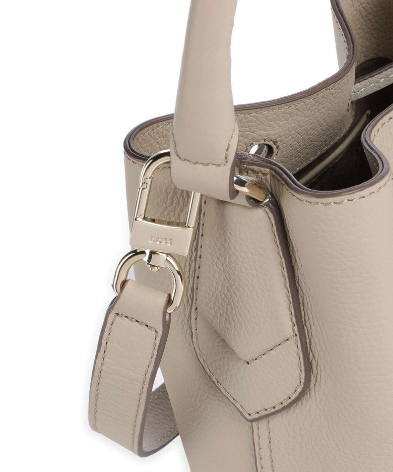 BOSS Lenah Bucket bag light beige
