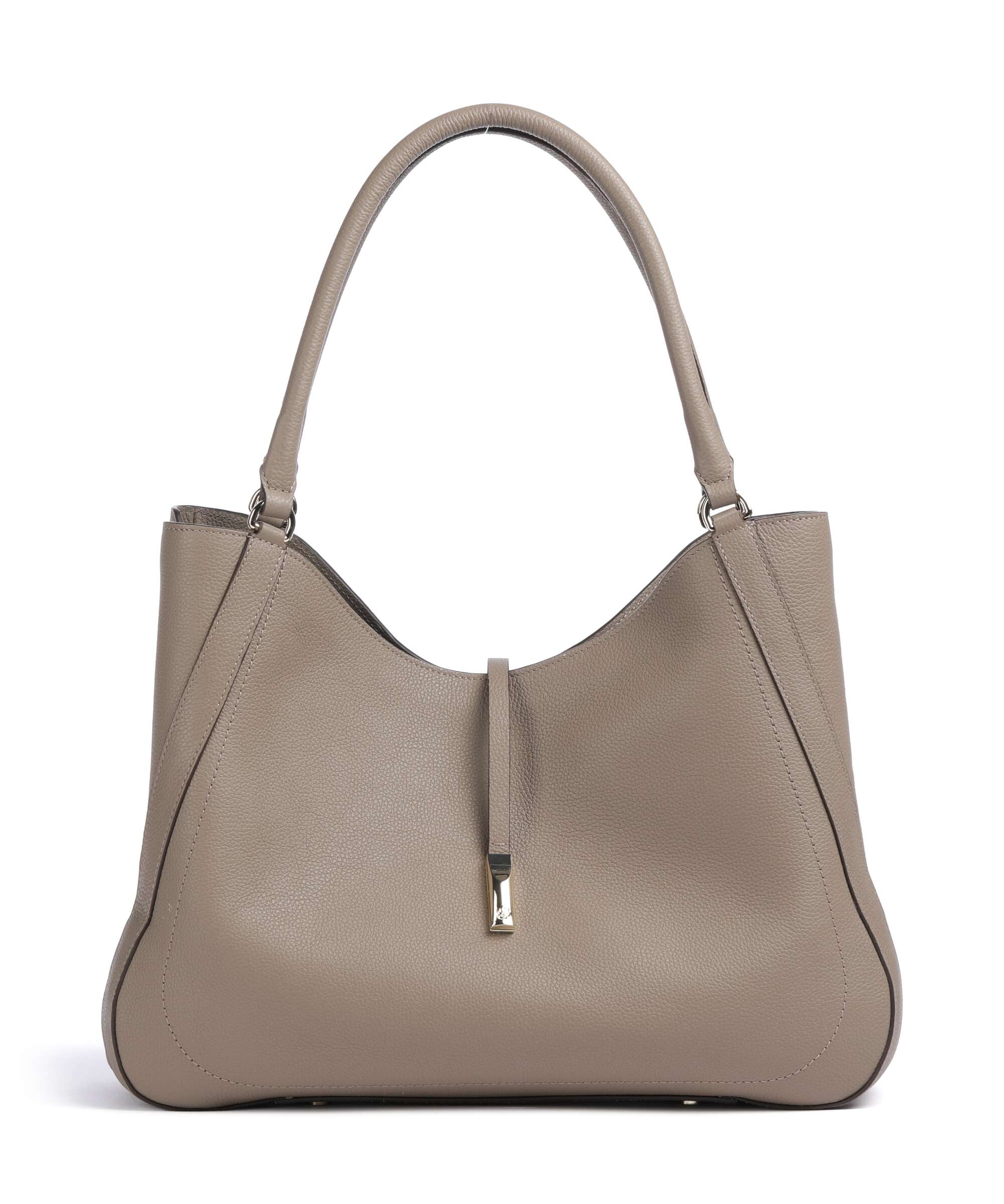 BOSS Reah Hobo bag brown overflow