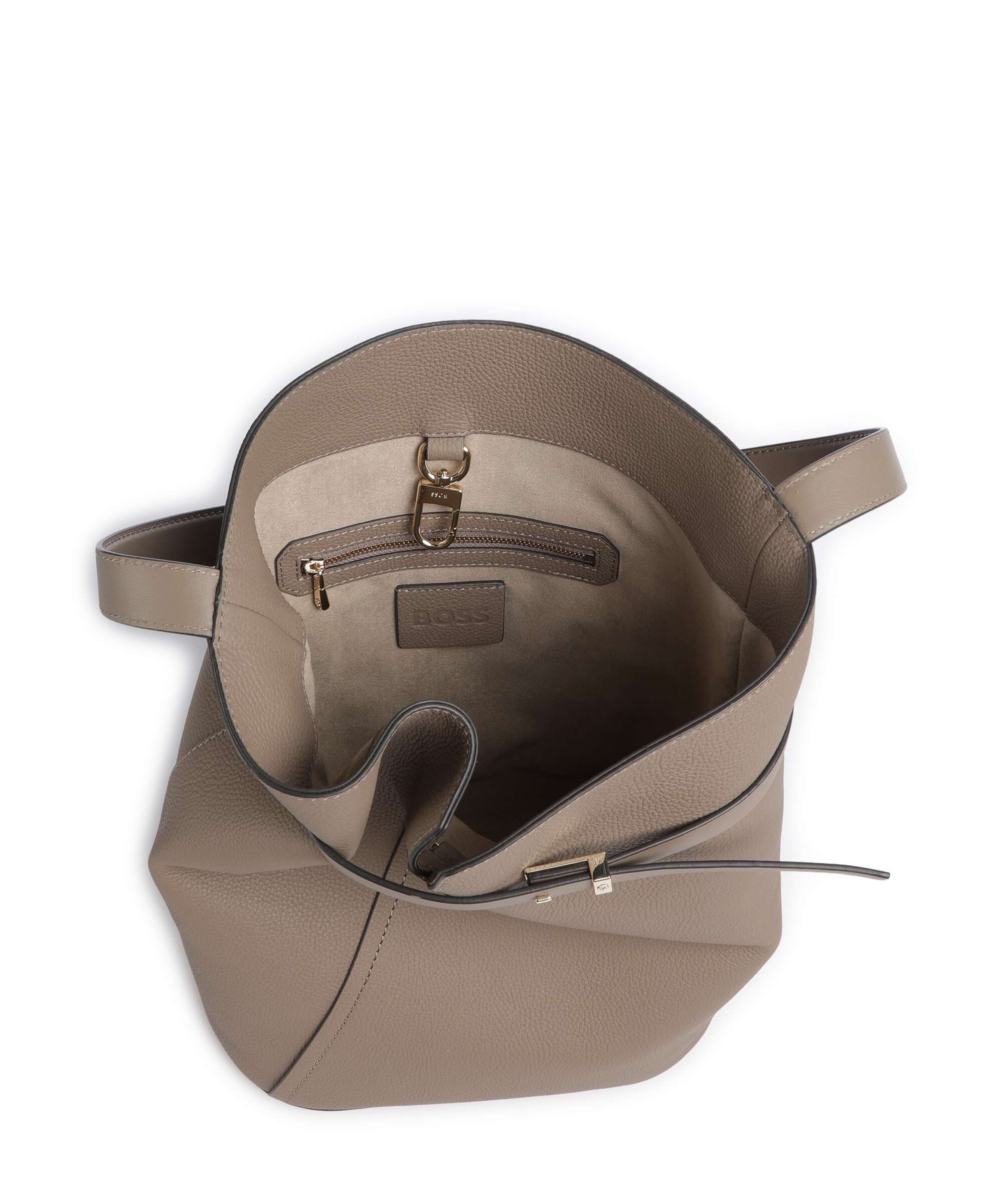 BOSS Revers Bucket bag dark beige
