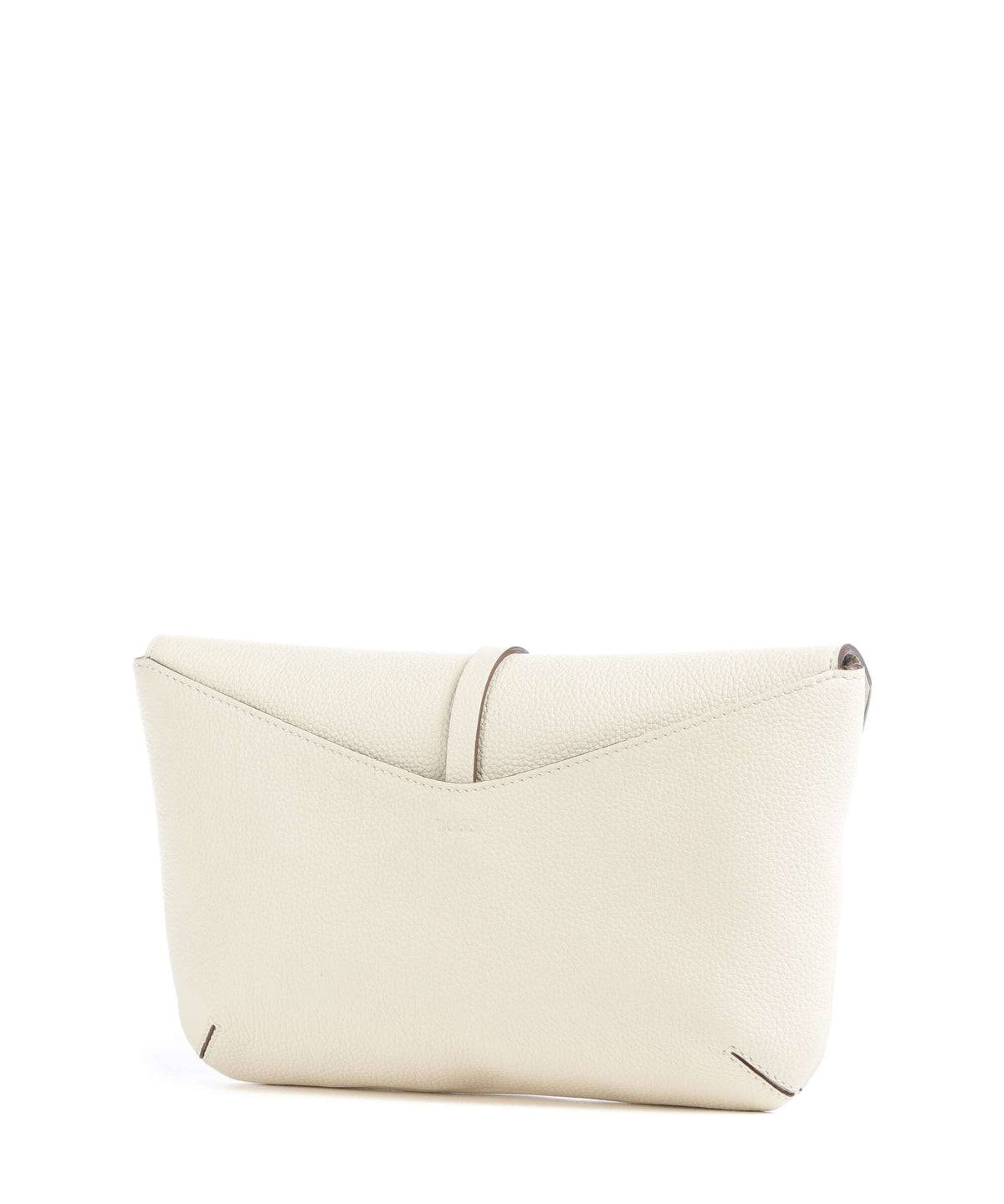 BOSS Reah Clutch bag open white