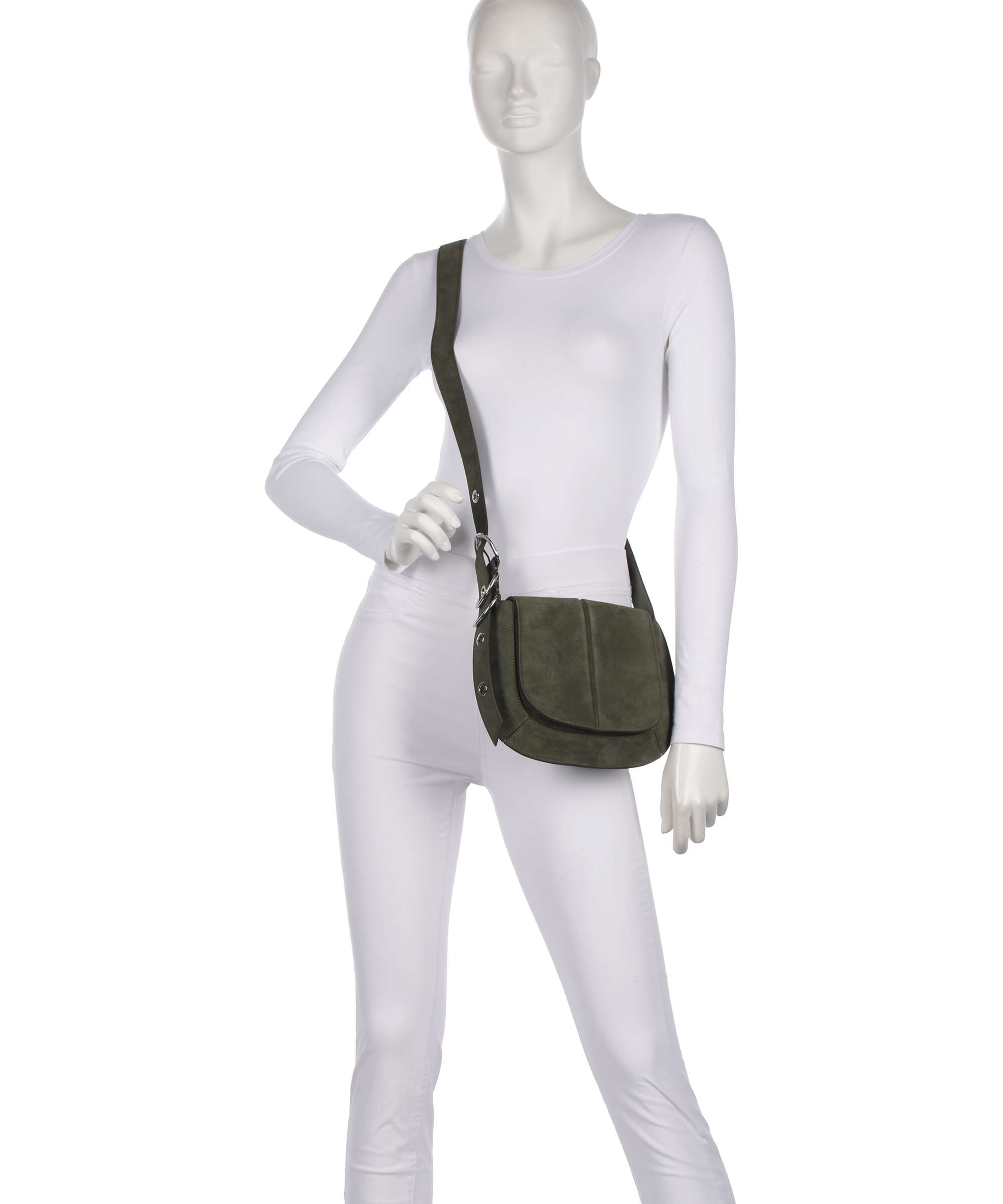 BOSS Clarice Crossbody bag dark green