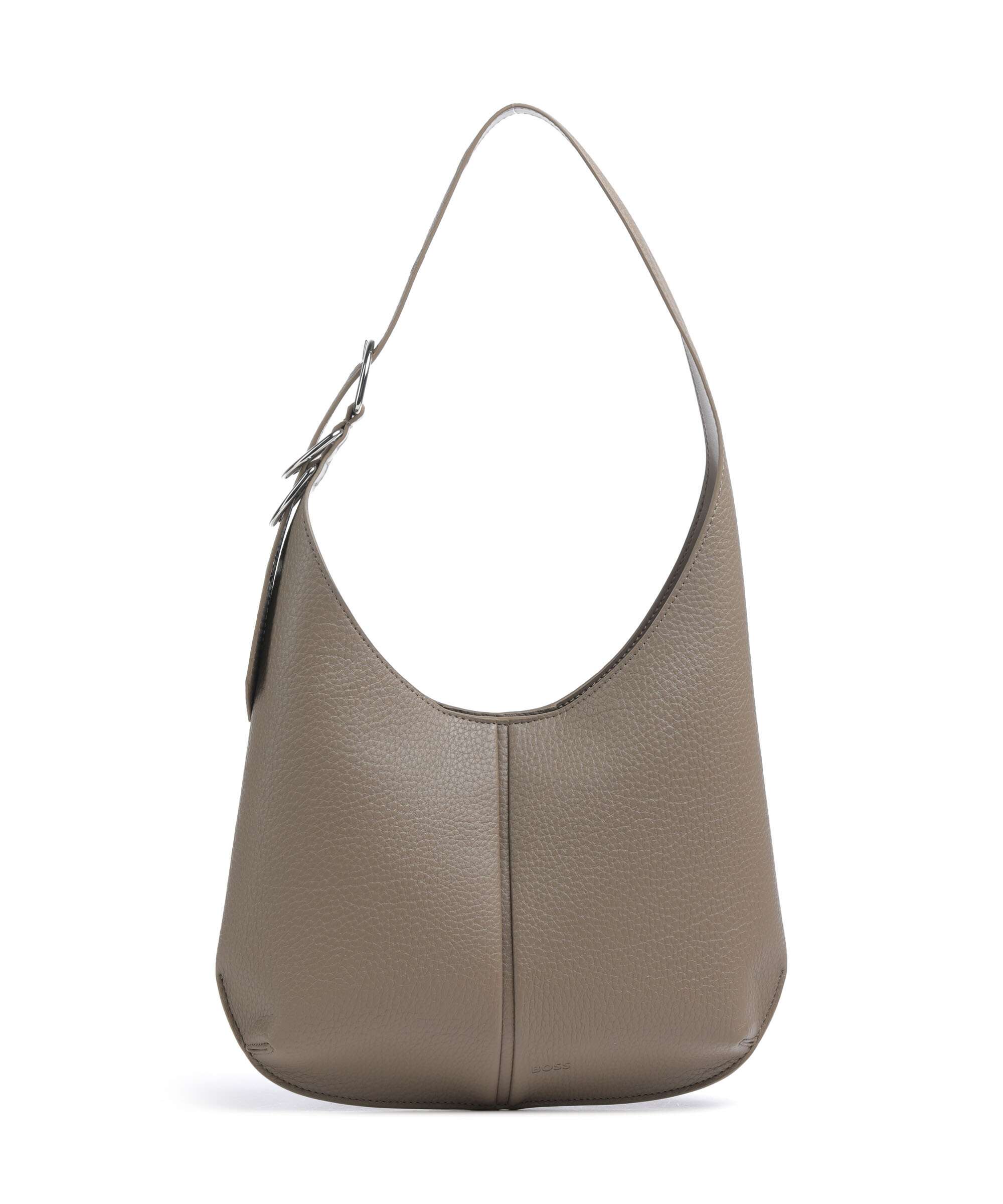 BOSS Clarice Hobo bag brown overflow