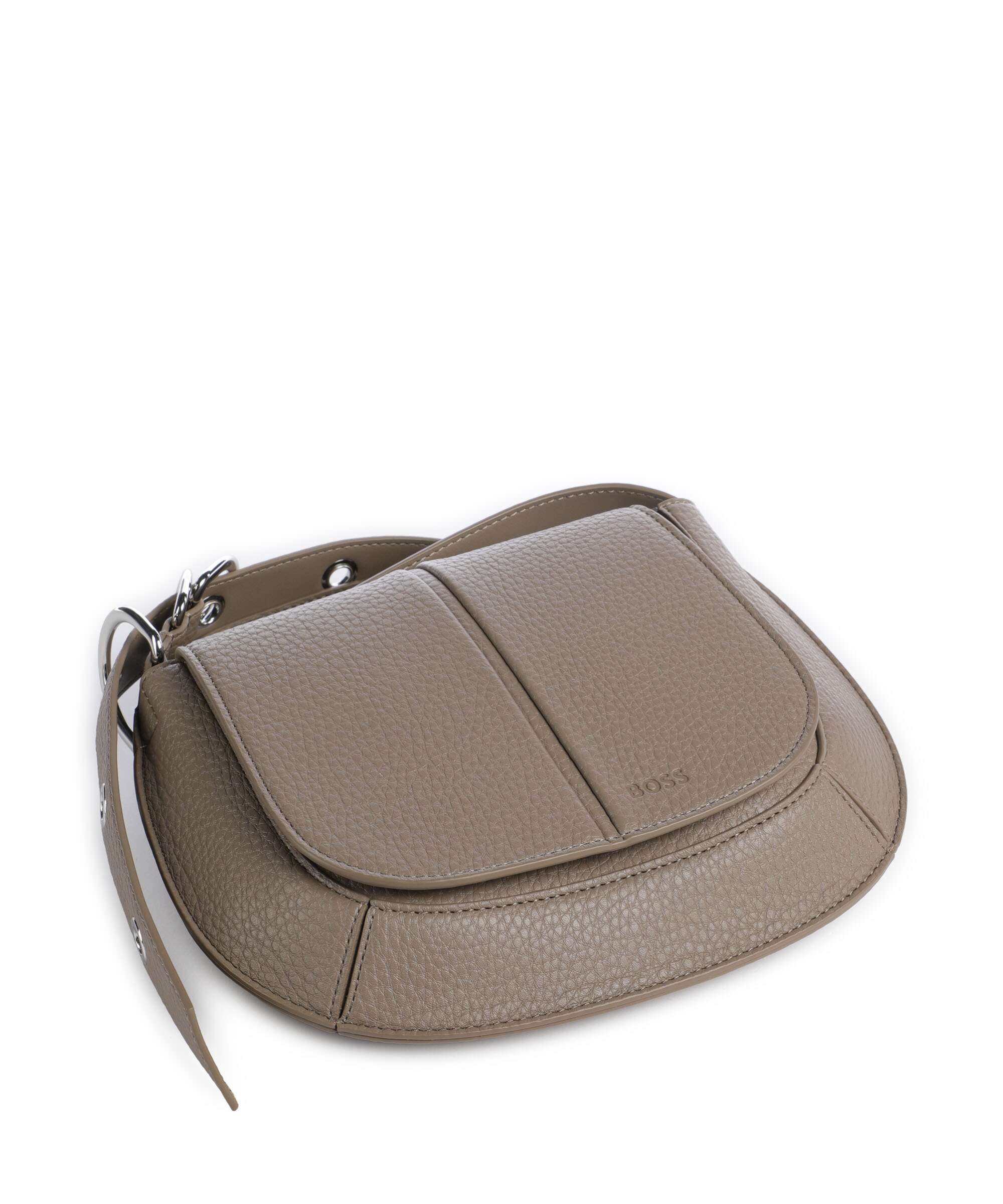 BOSS Clarice Crossbody bag brown overflow
