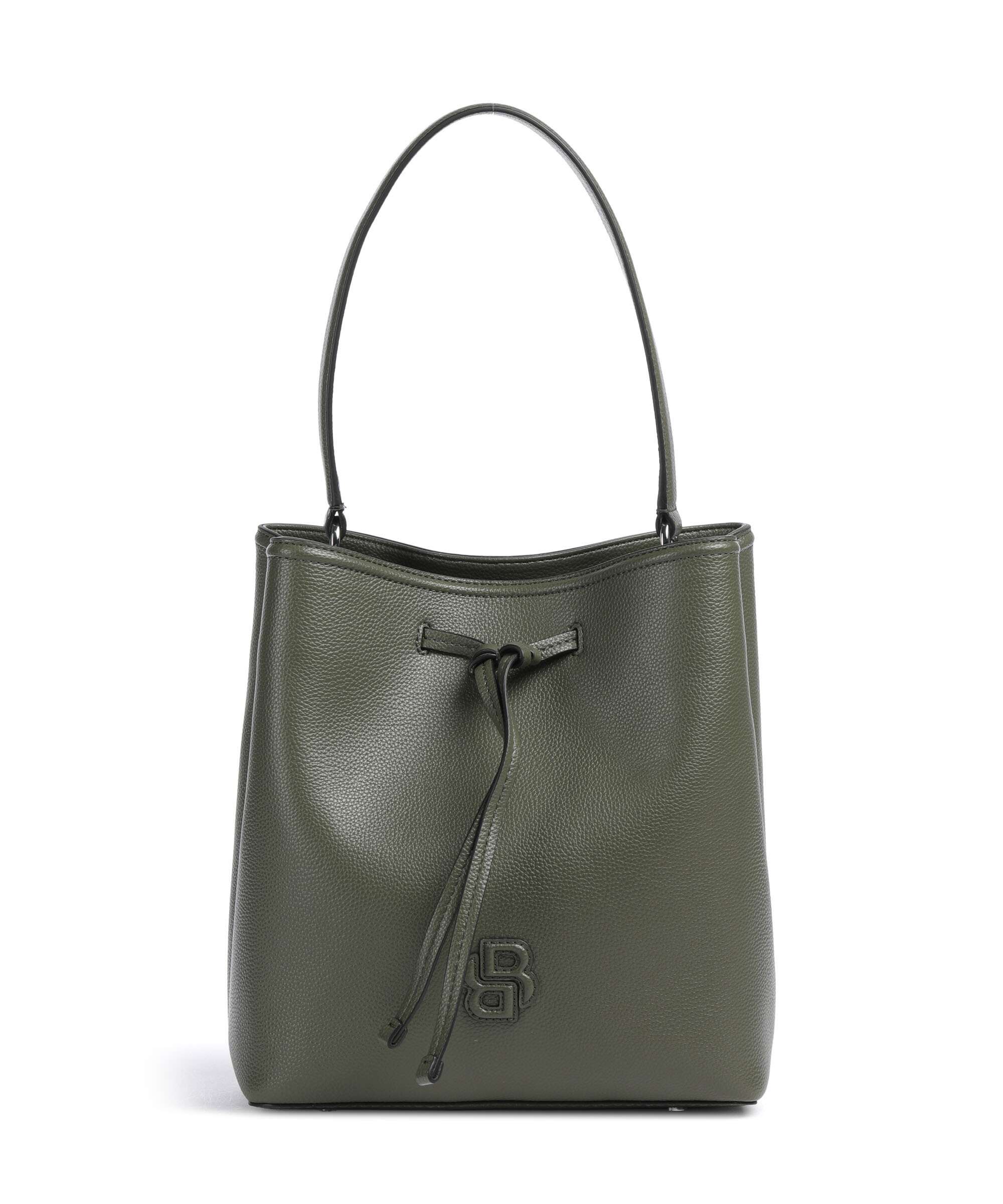 BOSS Anett Bucket bag dark green