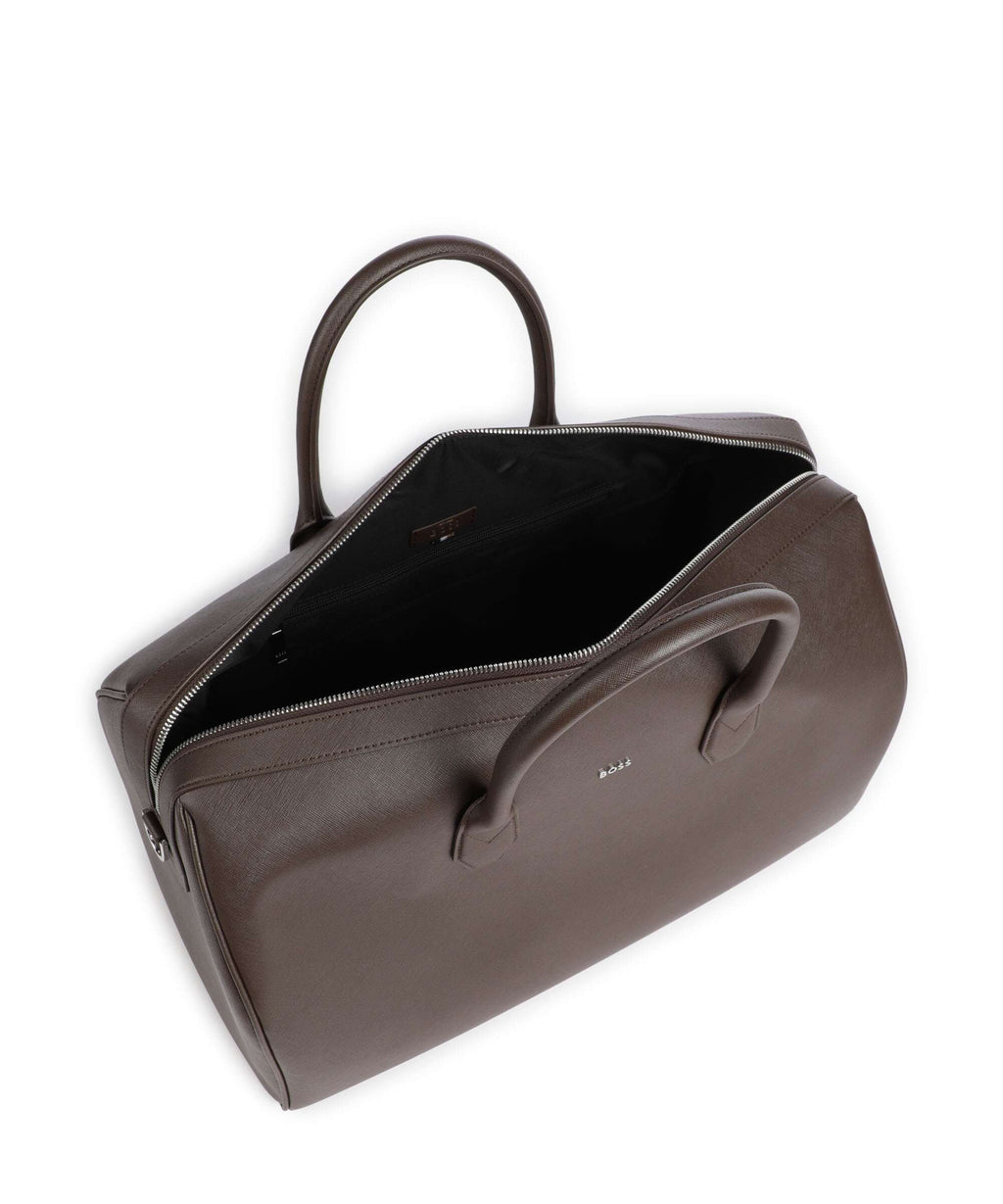 BOSS Northon Weekend bag dark brown