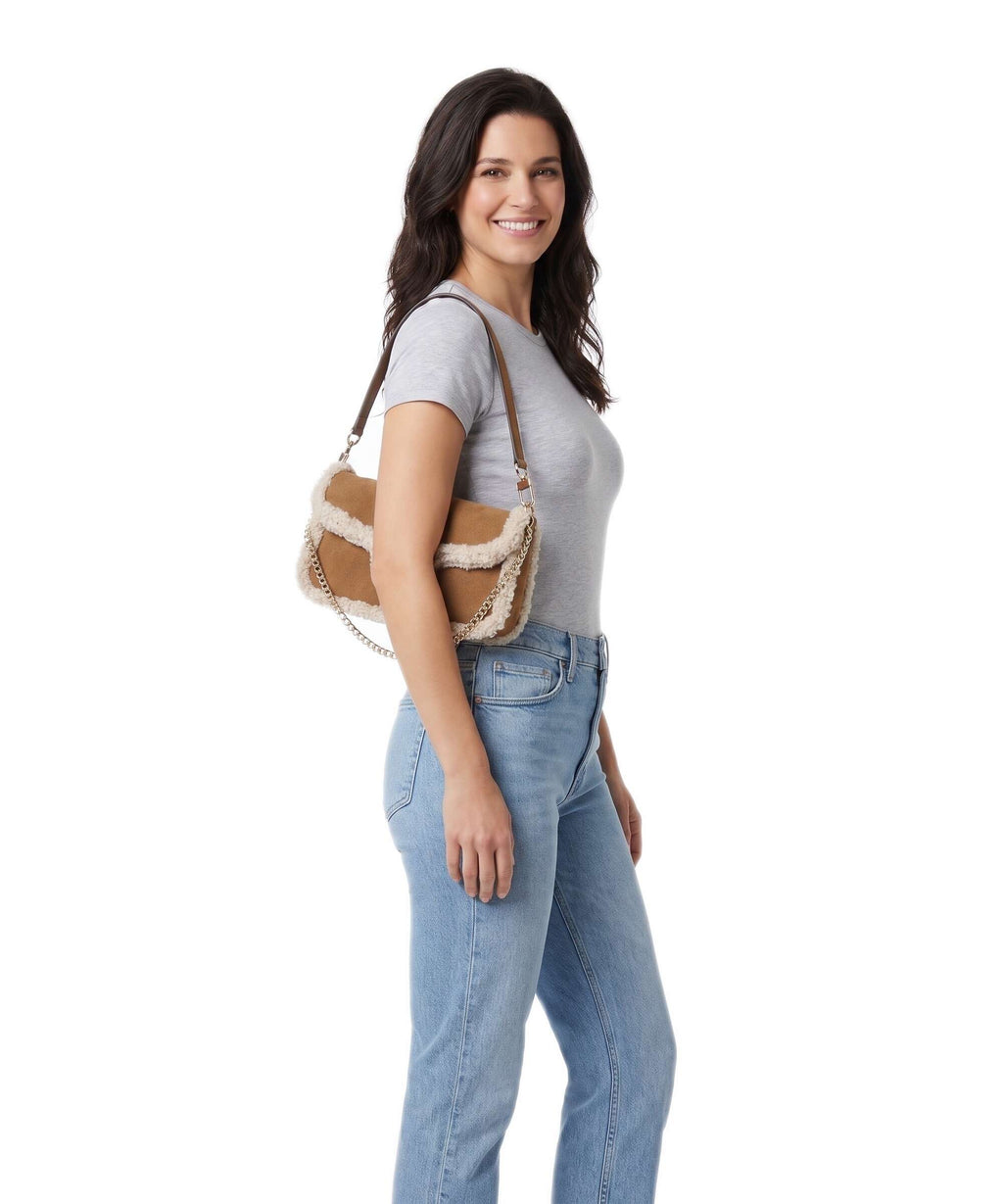 BOSS Beyond Shoulder bag medium beige