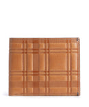 Fossil Bronson Bifold BRONSON Étui à cartes crédit camel plaid emboss