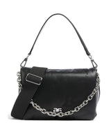Abro Piuma_Lucido Puffer Schultertasche black/nickel