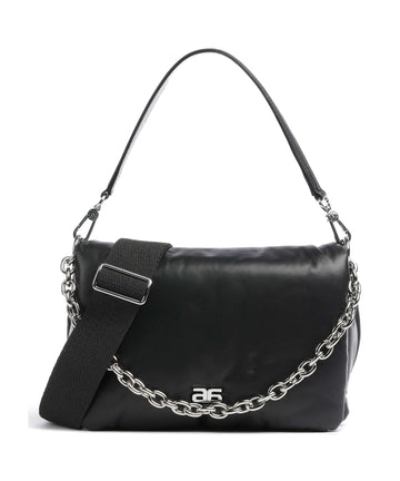 Abro Piuma_Lucido Puffer Sac porté épaule black/nickel