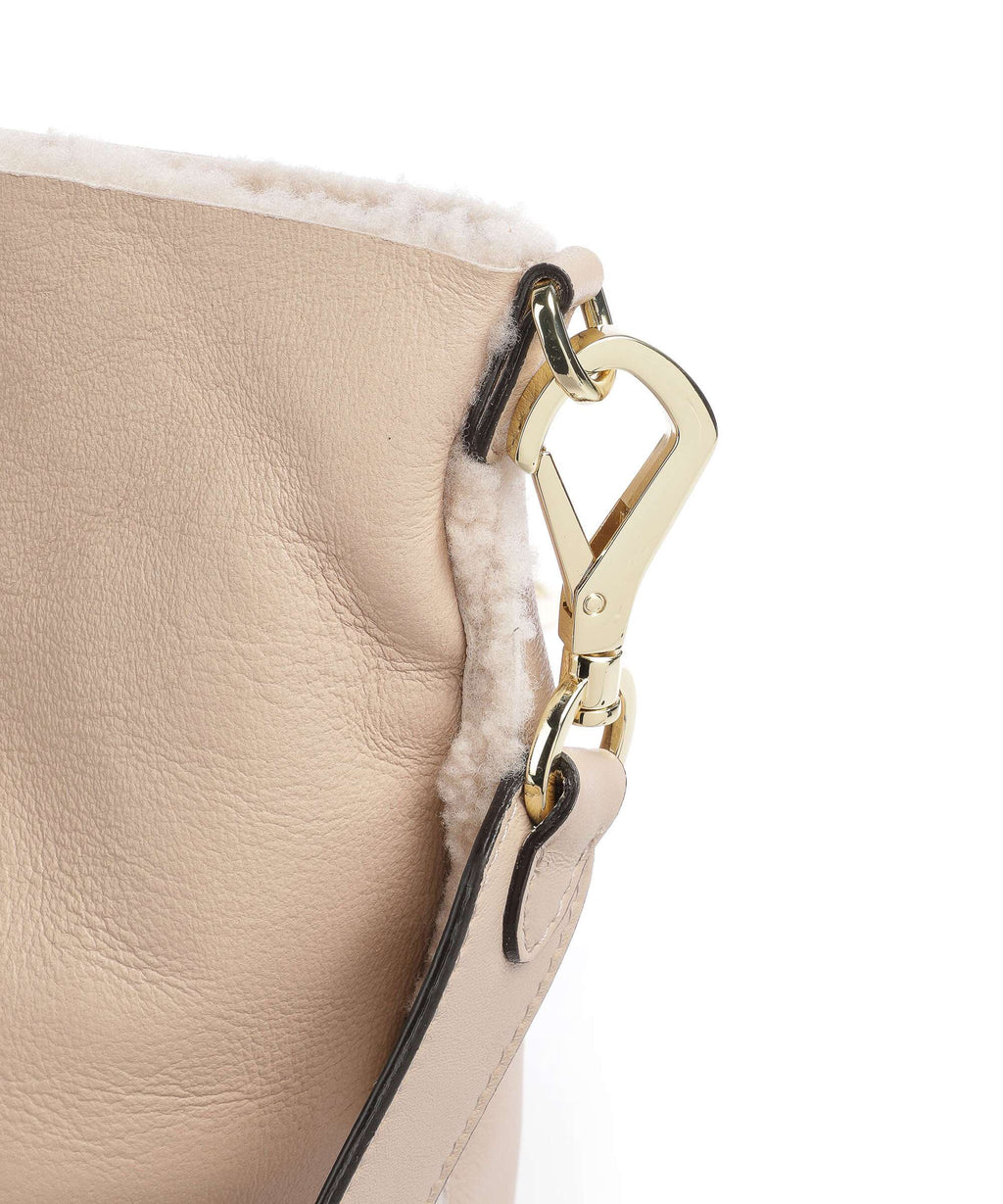 Abro Shearling Raquel Handbag natural