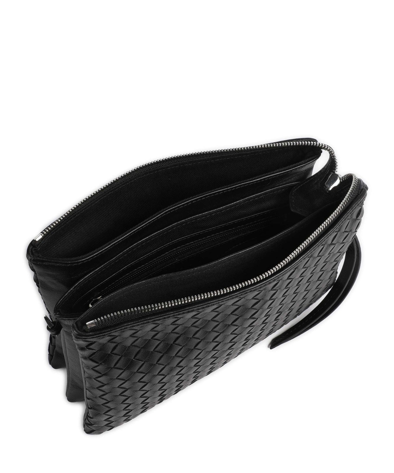 Abro Piuma Crossbody bag black/nickel