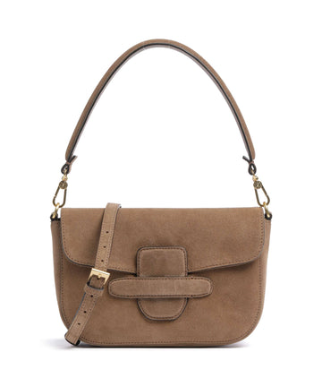 Abro Suede Camilla Schultertasche camel
