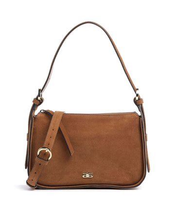 Abro Suede Best Friend Schultertasche cuoio