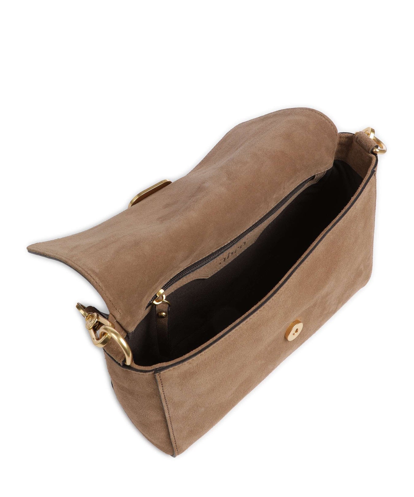 Abro Suede Temi Shoulder bag camel