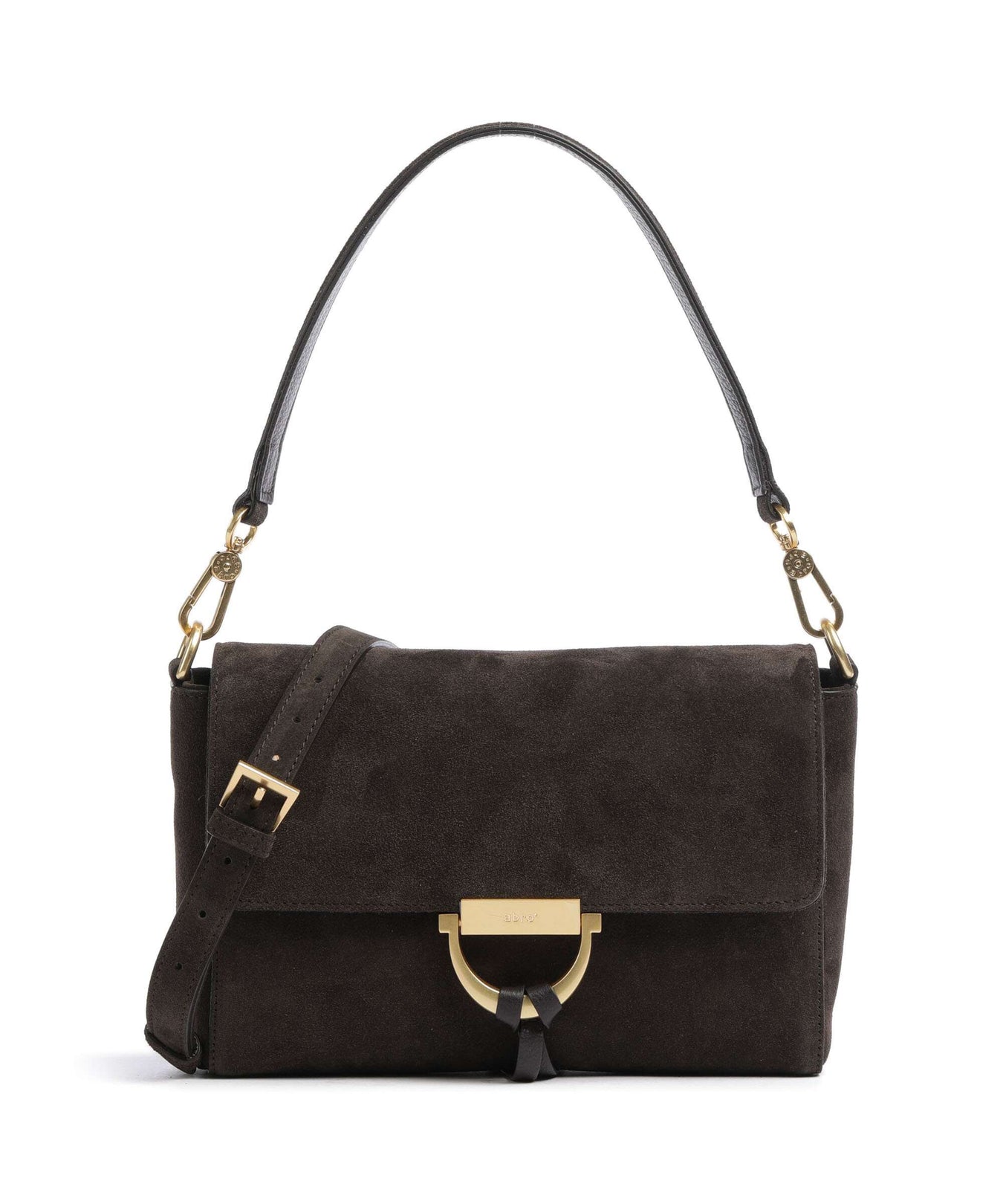 Abro Suede Temi Shoulder bag brown