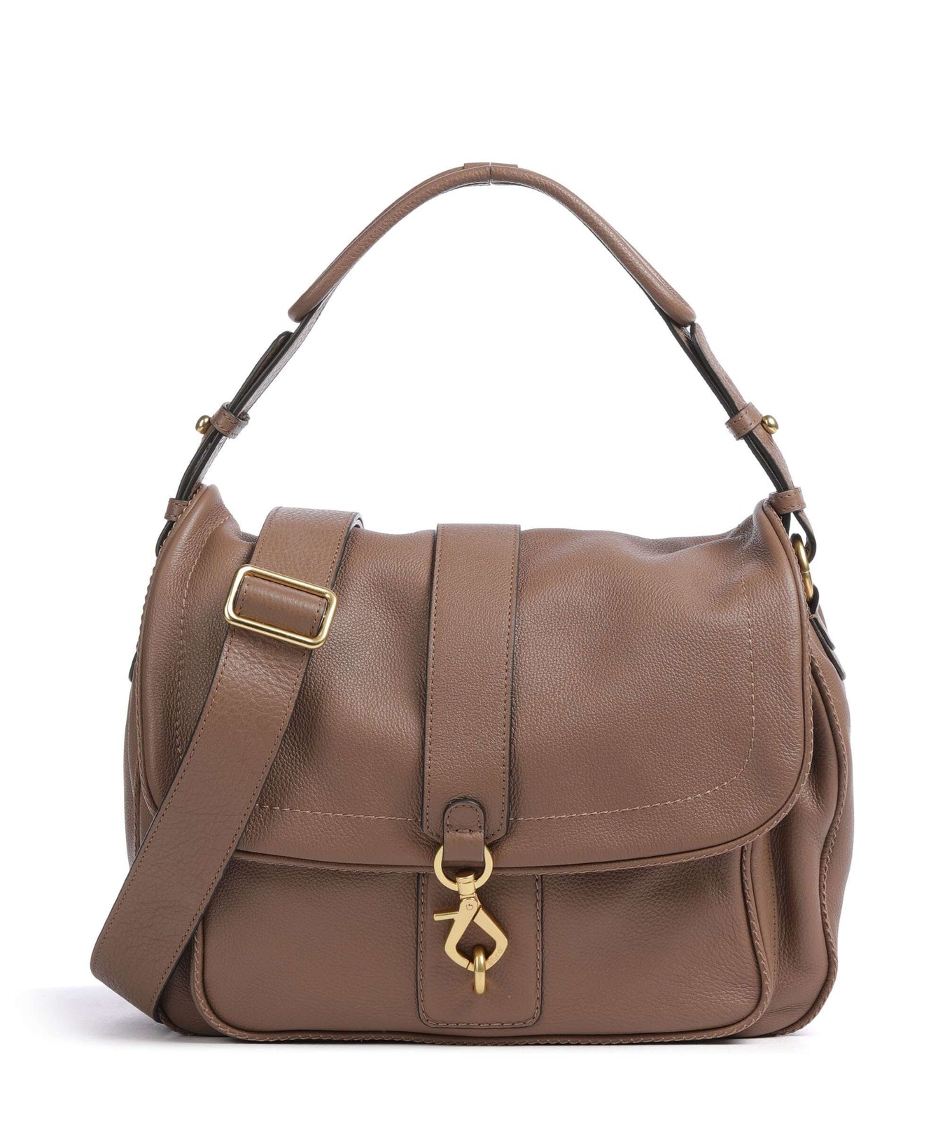 Abro Dalia Star Saddle Hobo bag camel