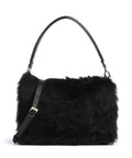 Abro Shearling Astor Shoulder bag black/gold