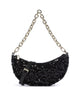 Abro Sequins Moon Schultertasche black/gold