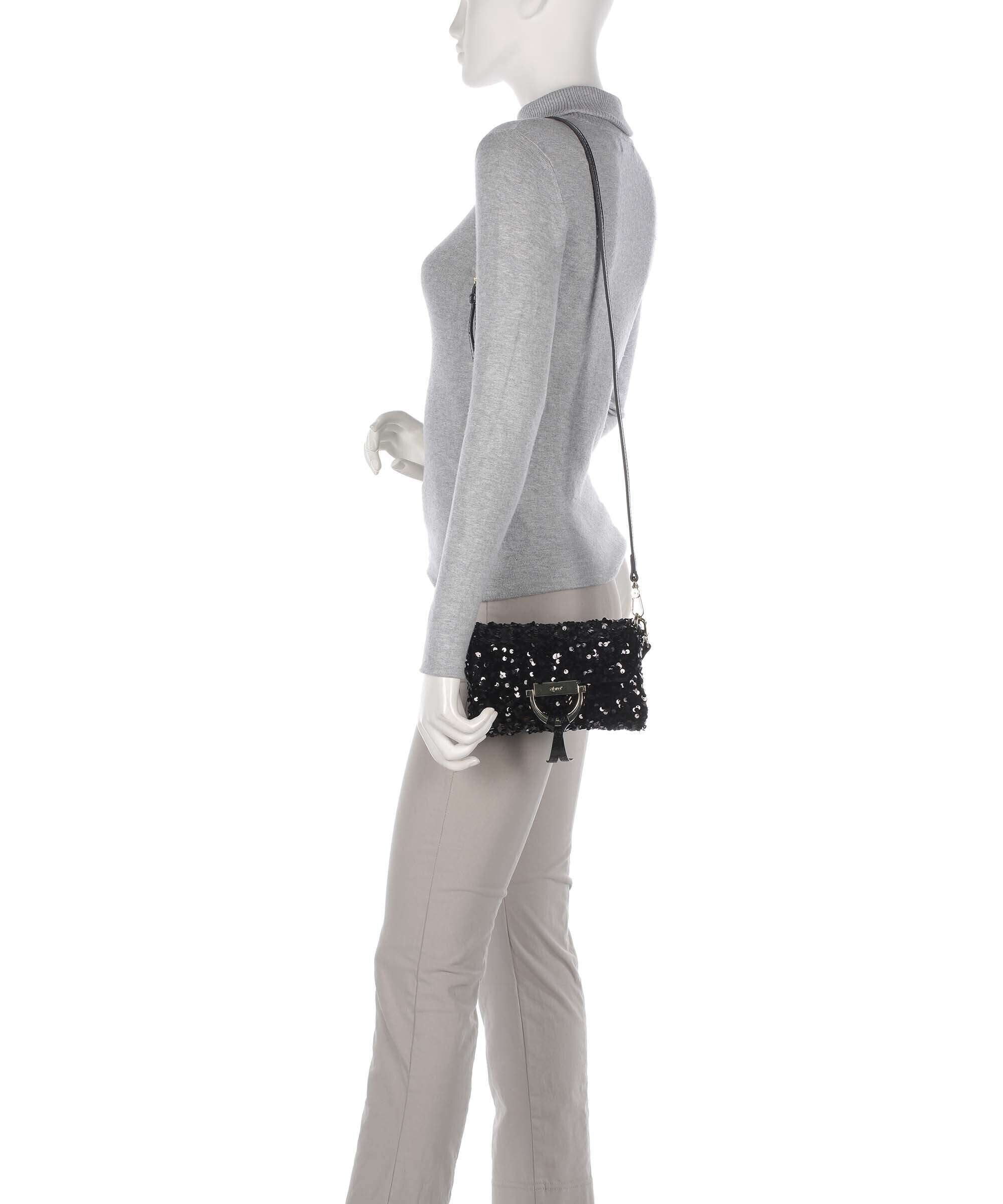 Abro Sequins Temi Shoulder bag black/gold